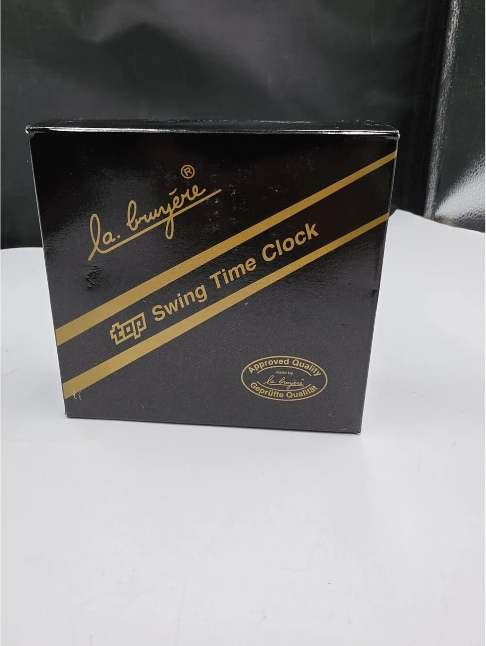 La Bruyère Black Desk Swing Time Clock - New Without Tags, Open Box
